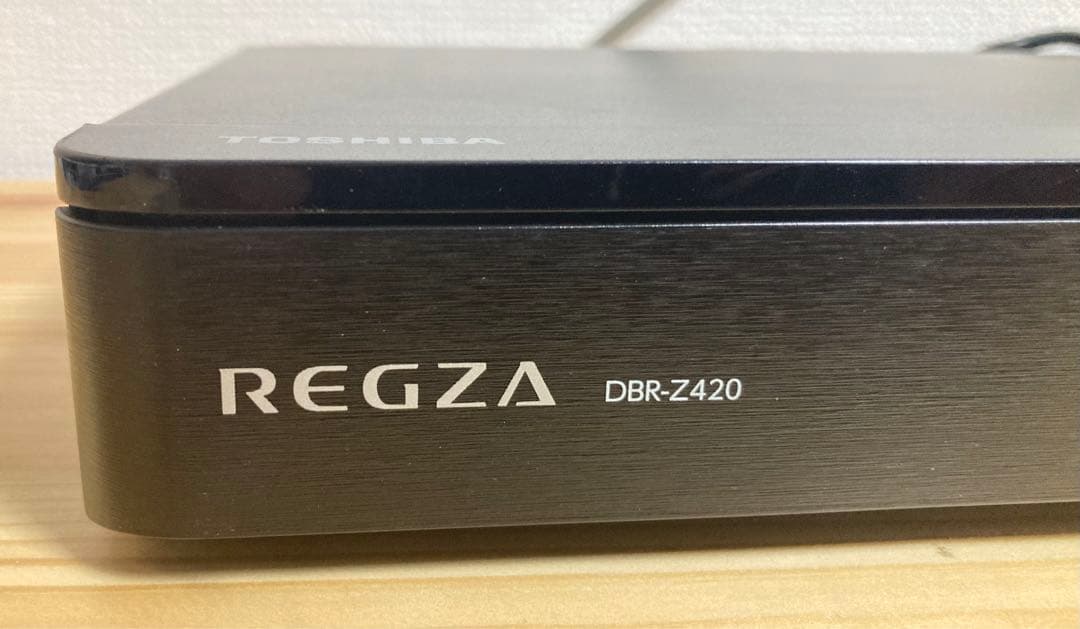 ☆良品 TOSHIBA REGZA DBR-Z420 ブルーレイレコーダー 東芝