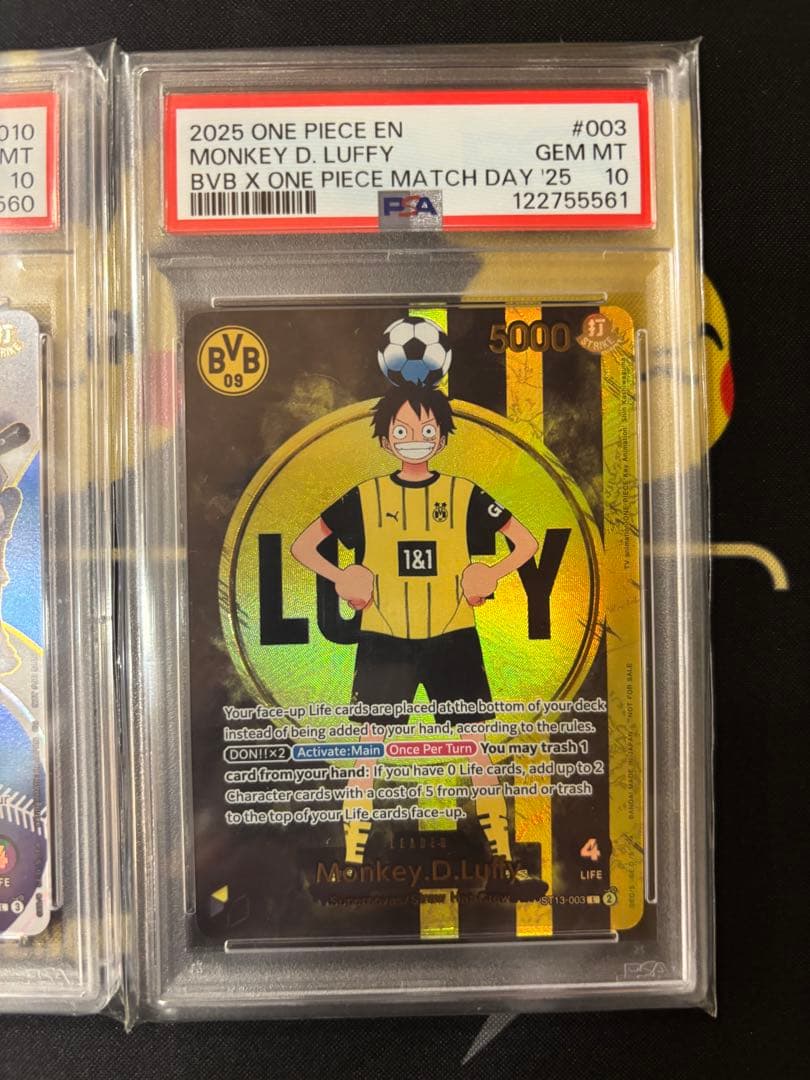 【PSA10連番】　ドルトムント ドジャース　ルフィ　海外限定プロモ　ワンピース