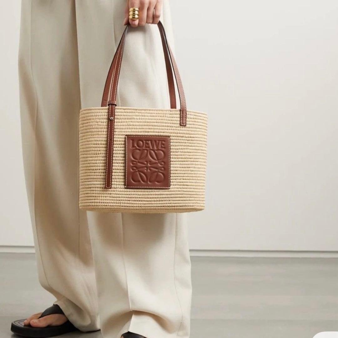 【LOEWE】 スクエア バスケットバッグ スモール