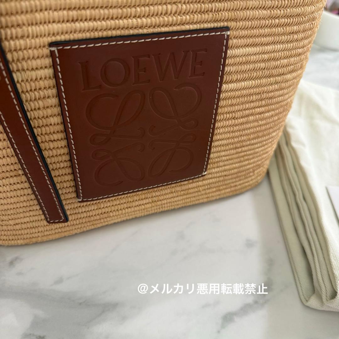 【LOEWE】 スクエア バスケットバッグ スモール
