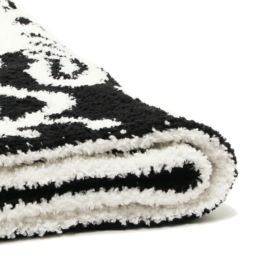 kashwere カシウエア ダマスクブランケット ブラッククリーム