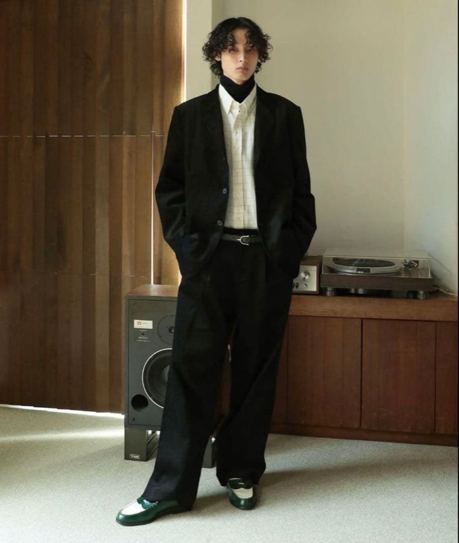 いっちー　Bleme コーデュロイセットアップ　ブラック