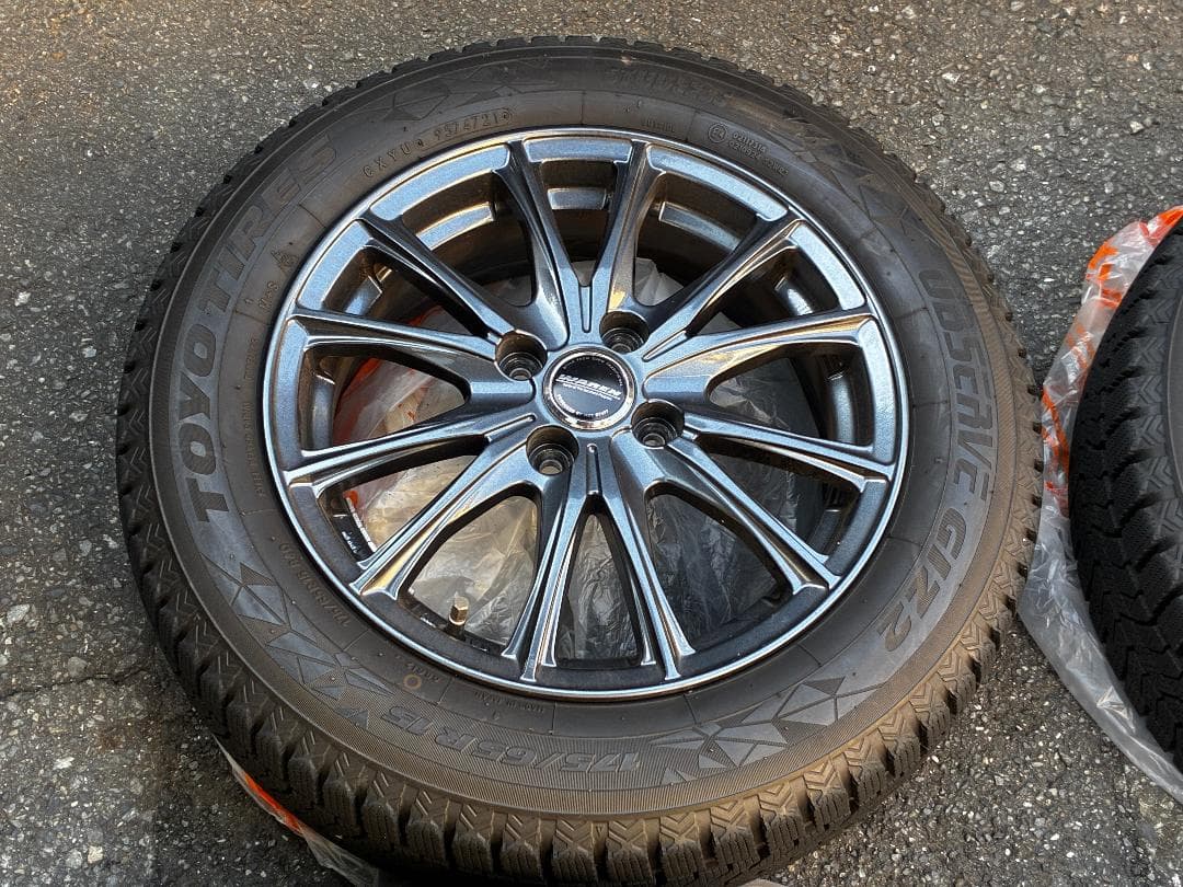 【送料込】175/65R15 スタッドレス4本セット＋アルミ WAREN