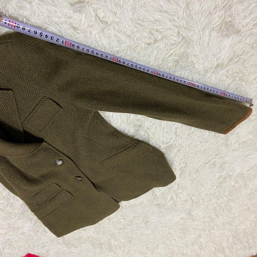 美品　RALPH LAUREN ラルフローレン　ヘンリーボーンジャケットツィード