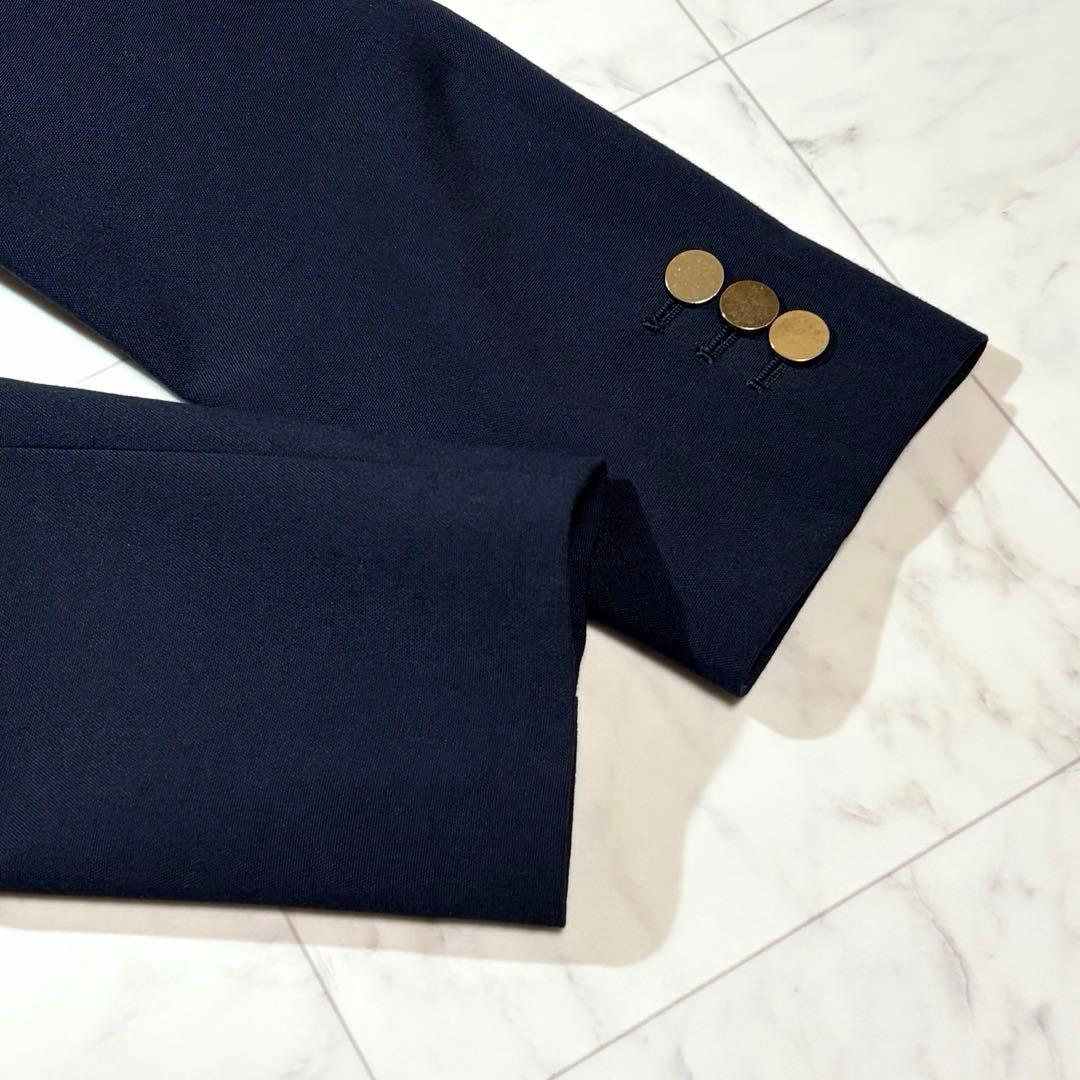 美品 allureville 紺ブレ 金ボタン ダブルジャケット サイズ1