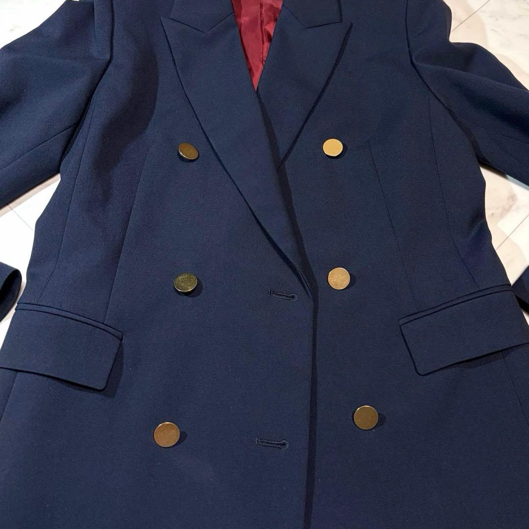 美品 allureville 紺ブレ 金ボタン ダブルジャケット サイズ1