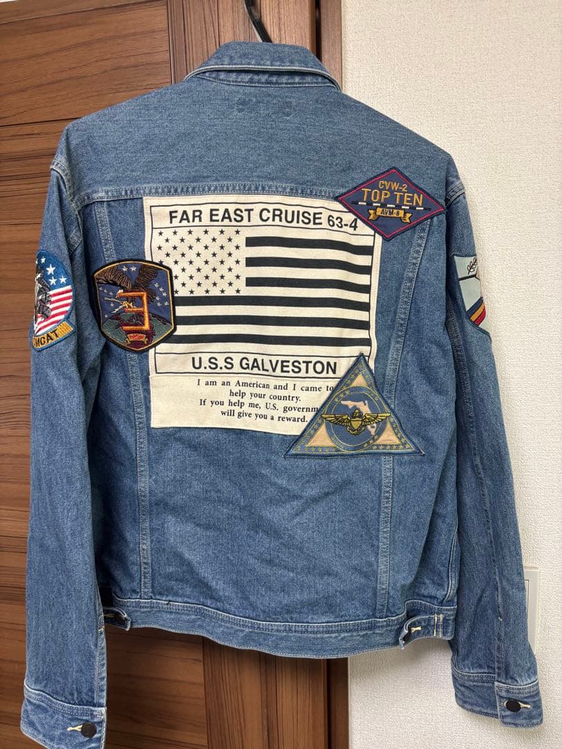 AVIREX TOP GUN仕様デニムジャケット