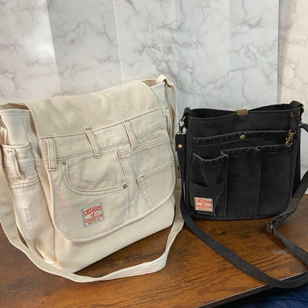 専用※NO.32 デニムリメイク【ショルダーバッグ】ハンドメイド