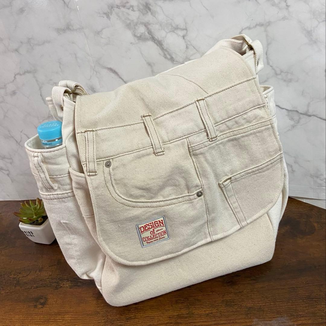 専用※NO.32 デニムリメイク【ショルダーバッグ】ハンドメイド