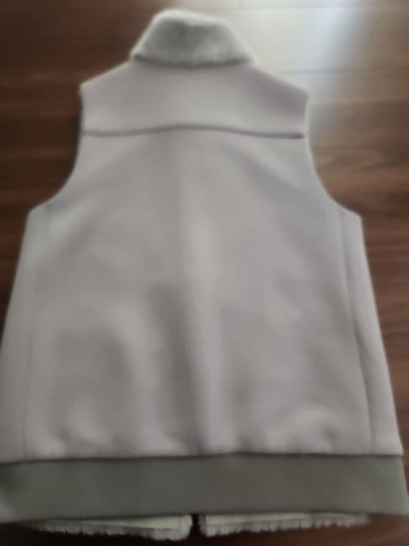 sov.ムートンベスト ベルト付き