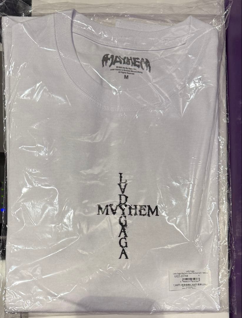新品 LADY GAGA MAYHEM POP UP 限定 Tシャツ M 白