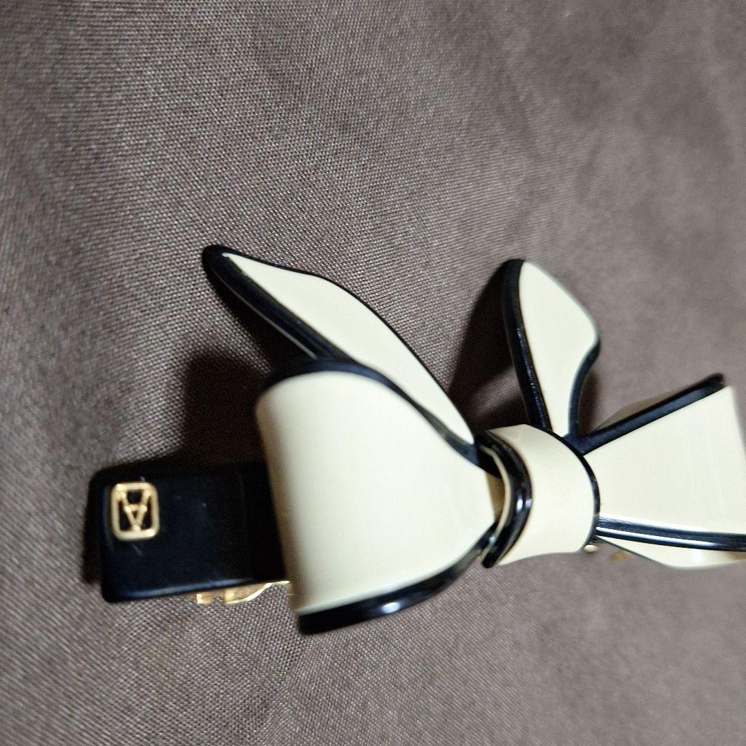 再お値下げ　美品　アレクサンドルドゥパリ リボン バレッタ