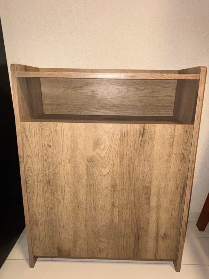 【組み立て不要】送料無料アイリスオーヤマ木目調ごみ箱完成品