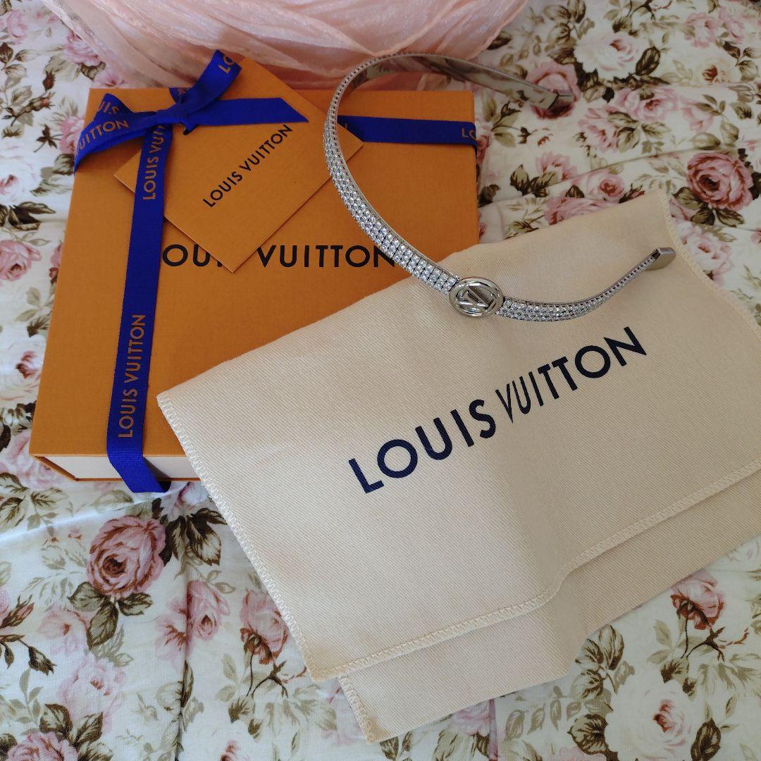 ヘッド　バンド　LV アイコニック　ストラス