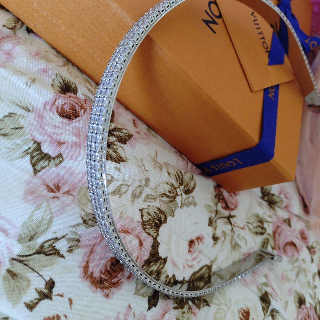 ヘッド　バンド　LV アイコニック　ストラス