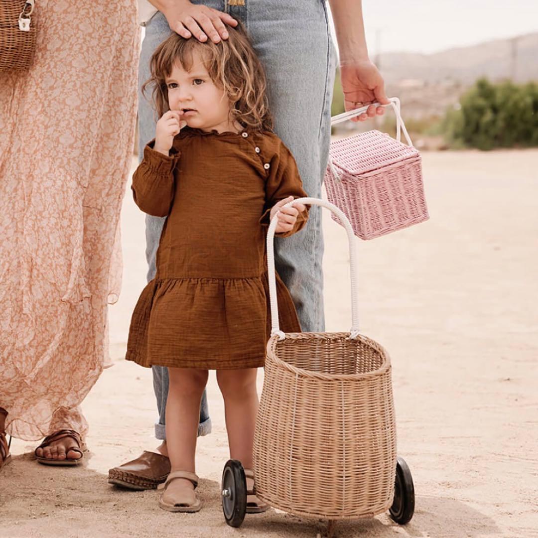 インテリア　ナチュラル　韓国インテリア　バスケット　収納　ラギーバスケット