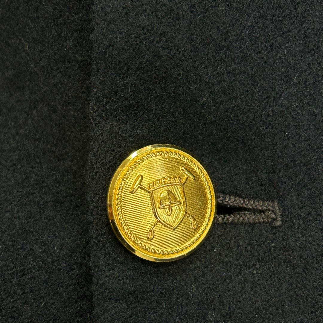 お*ら様 USA製　ポロユニバーシティクラブ　長袖　ウールブレザー　古着　ネイビ