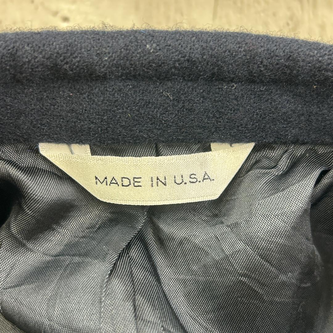 お*ら様 USA製　ポロユニバーシティクラブ　長袖　ウールブレザー　古着　ネイビ