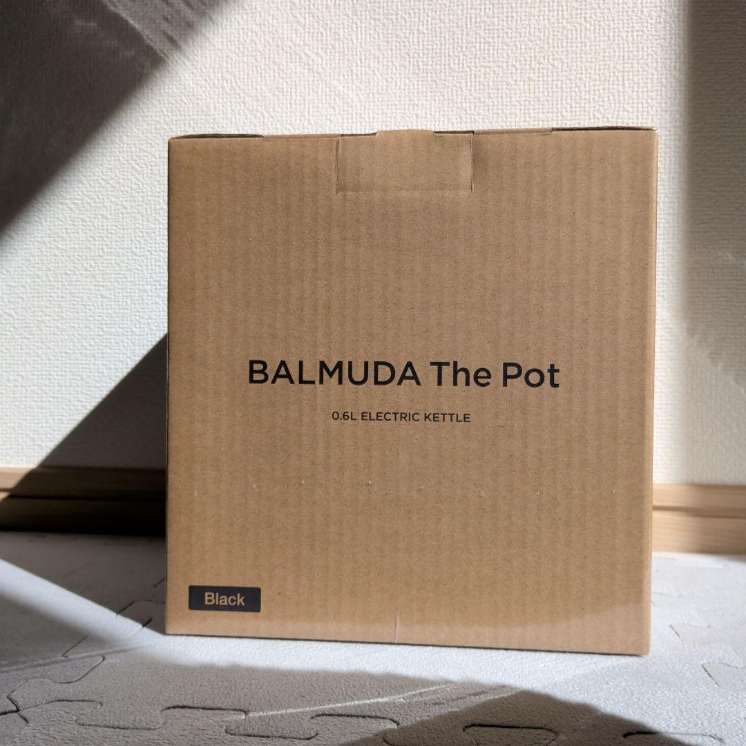 【新品未使用】BALMUDA The Pot 0.6L 電気ケトル ブラック