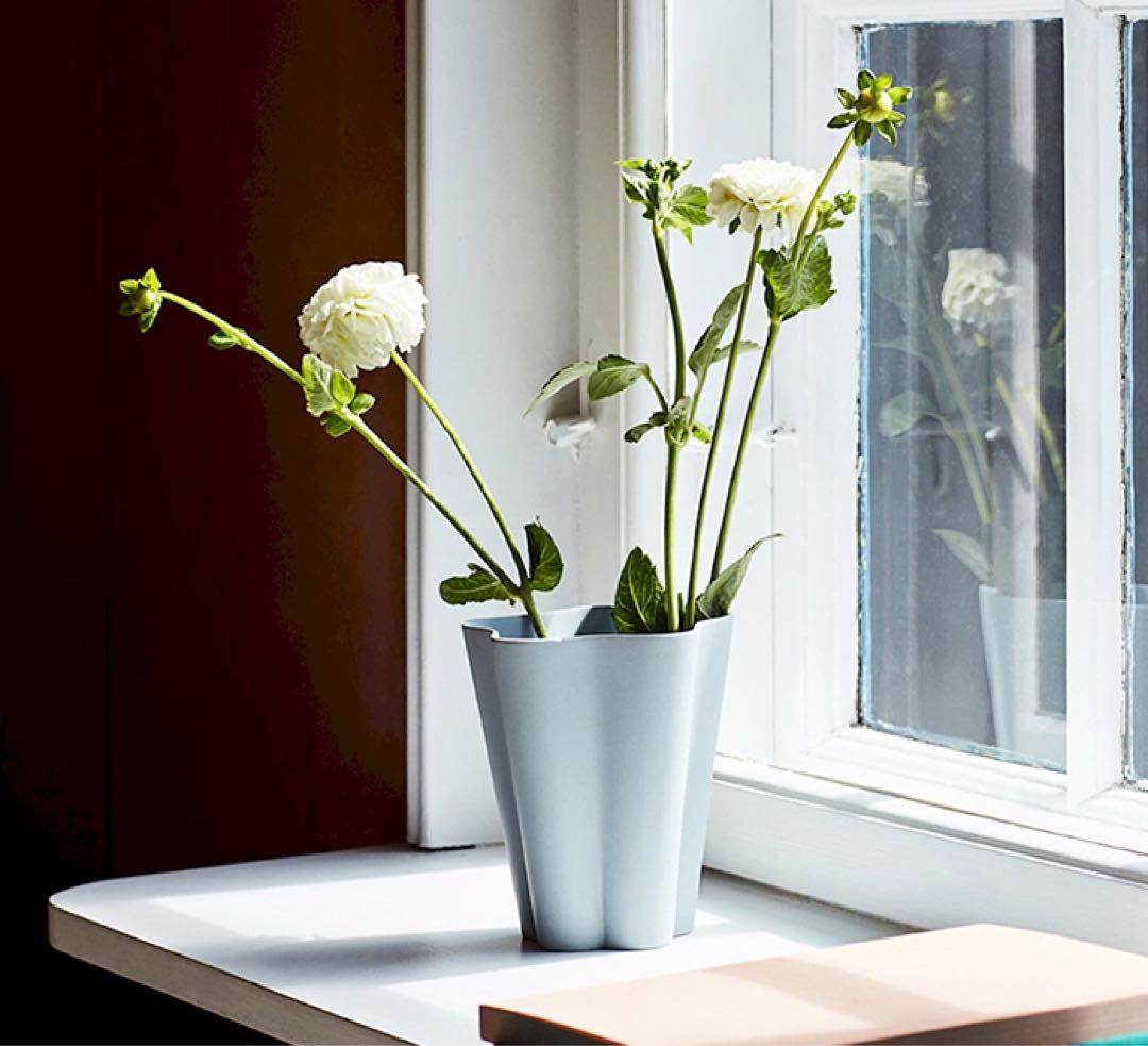 新品 HAY Iris Vase S Grey フラワーベース 花瓶 収納