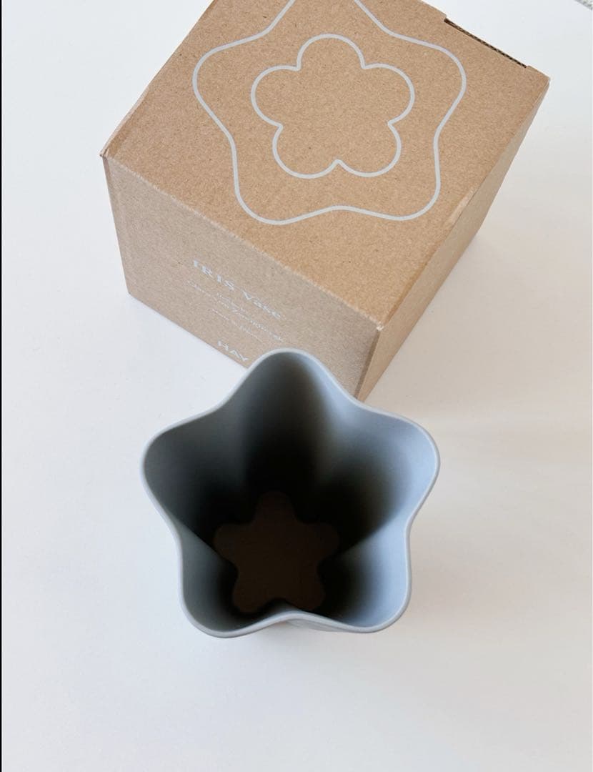 新品 HAY Iris Vase S Grey フラワーベース 花瓶 収納