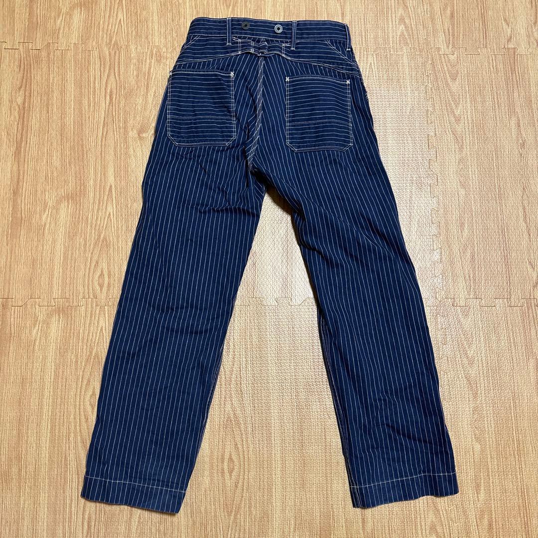値下げ！Schottヒッコリーデニム　サイズ28ストライプ ワークパンツ