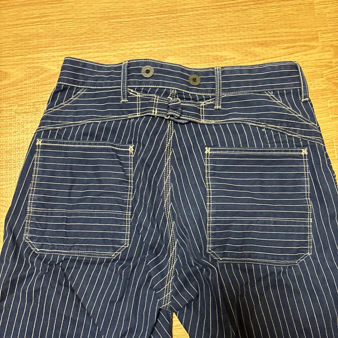 値下げ！Schottヒッコリーデニム　サイズ28ストライプ ワークパンツ