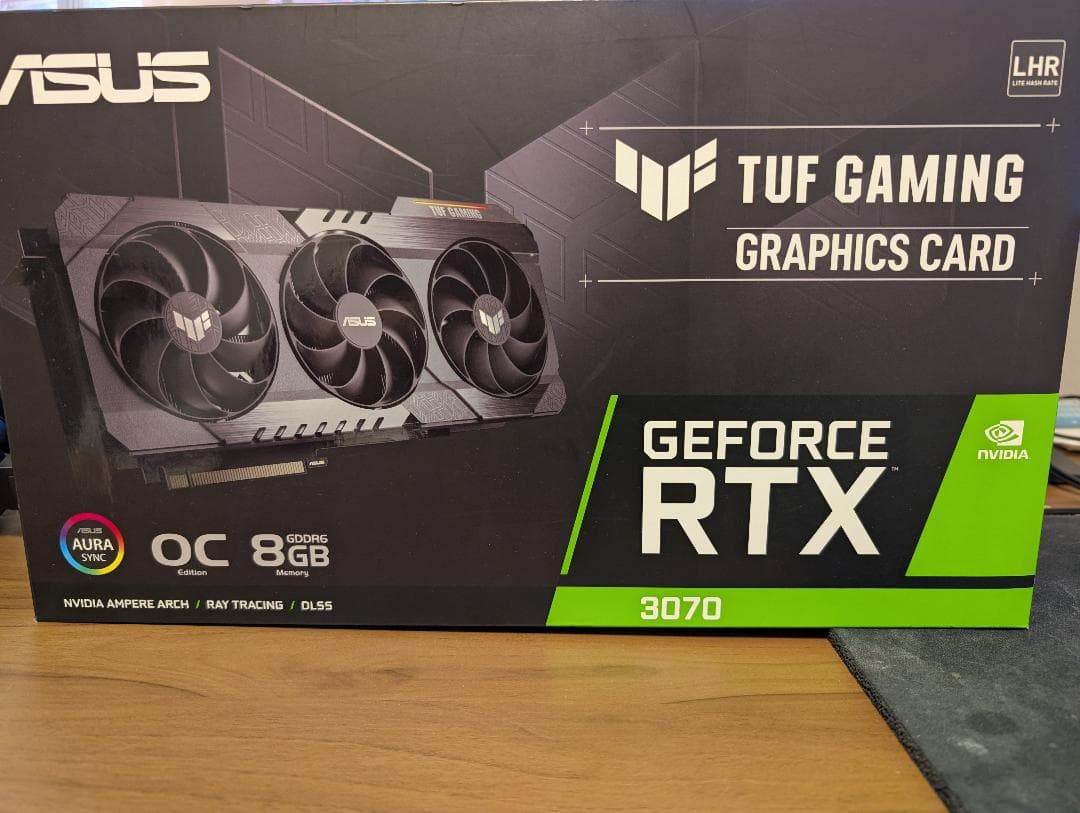 グラフィックボード・グラボ・ビデオカード ASUS TUF GAMING RTX 3070 8GB OC