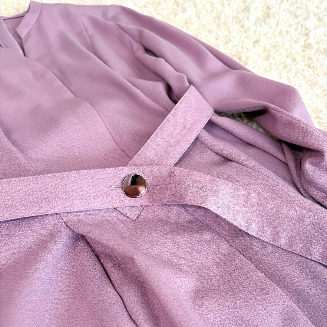 美品 ANAYI アナイ 上質ウールフレアワンピース 38 【クリーニング済】