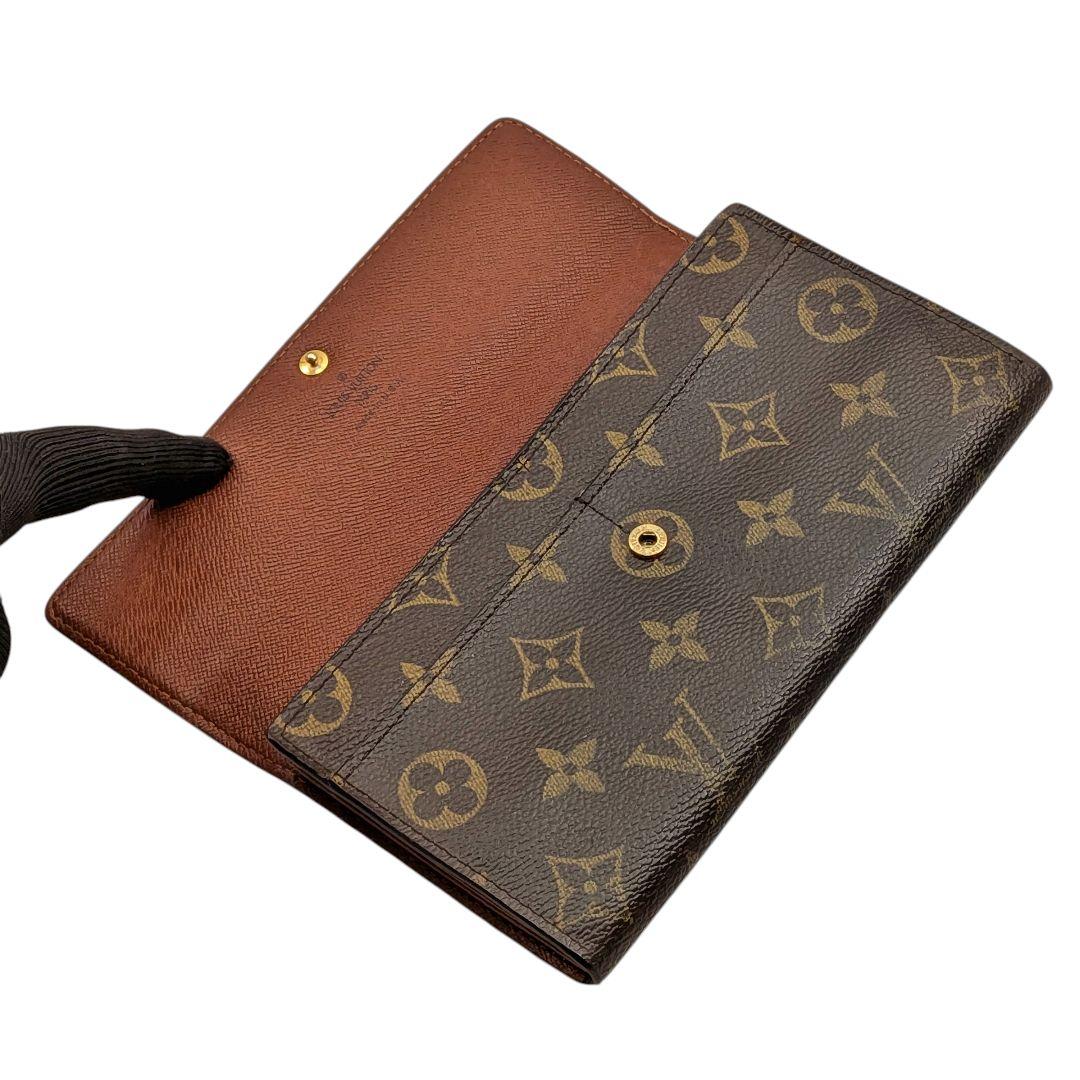 良品 ルイヴィトン モノグラム ポシェット ポルトモネ クレディ 970