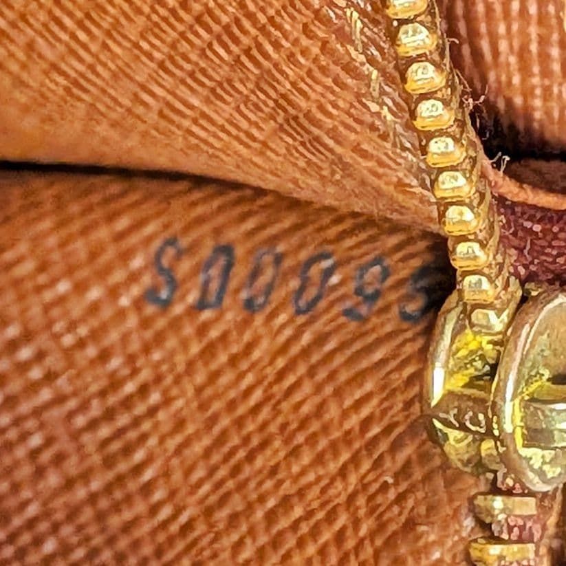 良品 ルイヴィトン モノグラム ポシェット ポルトモネ クレディ 970