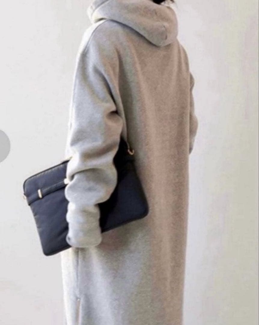 ドゥーズィエムクラス　スウェット ドレス　スウェットワンピース/グレー