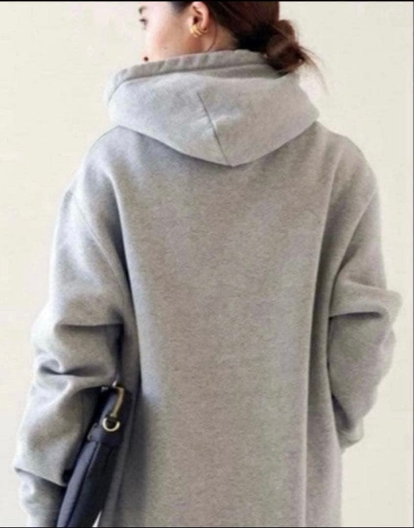 ドゥーズィエムクラス　スウェット ドレス　スウェットワンピース/グレー