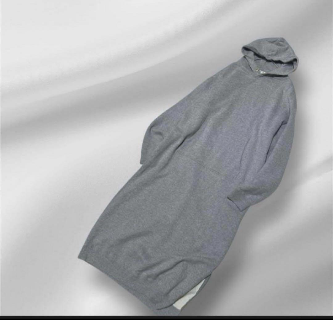 ドゥーズィエムクラス　スウェット ドレス　スウェットワンピース/グレー