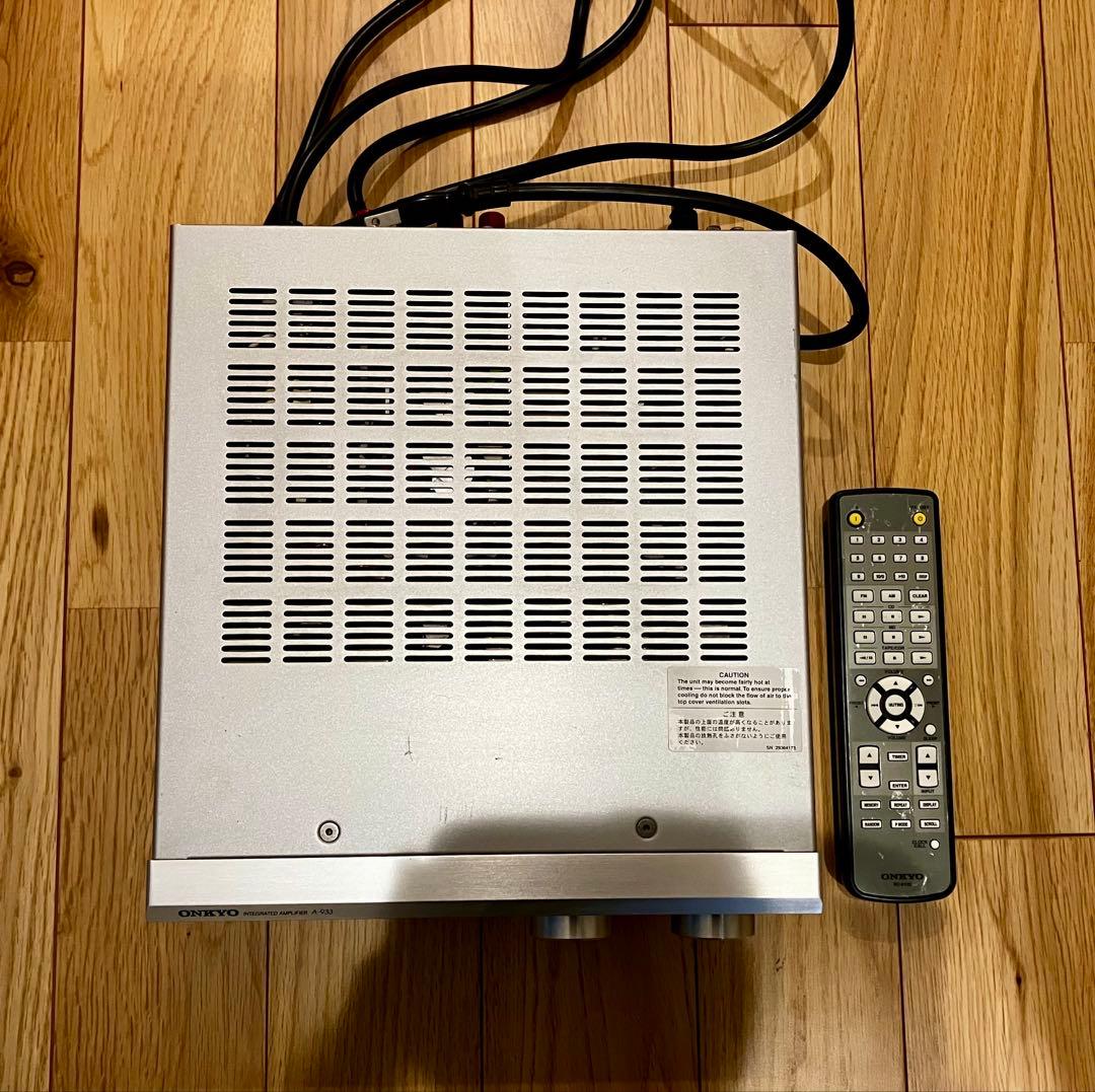 ONKYO A-933 プリメインアンプ シルバー