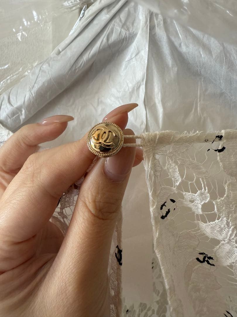 最終値下げ！希少！CHANELシャネルココマークロゴレーストップス