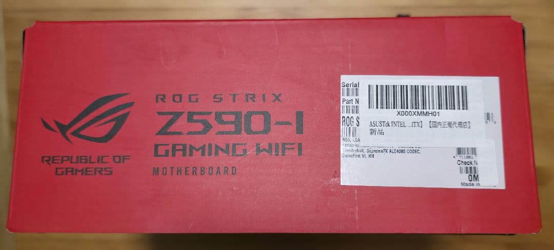 【ジャンク品】ROG STRIX Z590-I GAMING WIFI