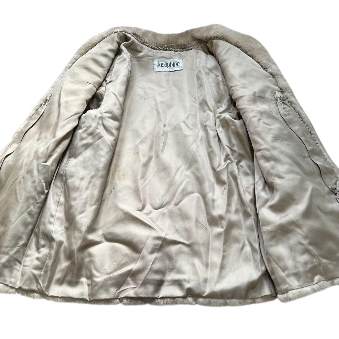 希少カラー アメリカンレジェンド パロミノミンク コート なめし柔らか