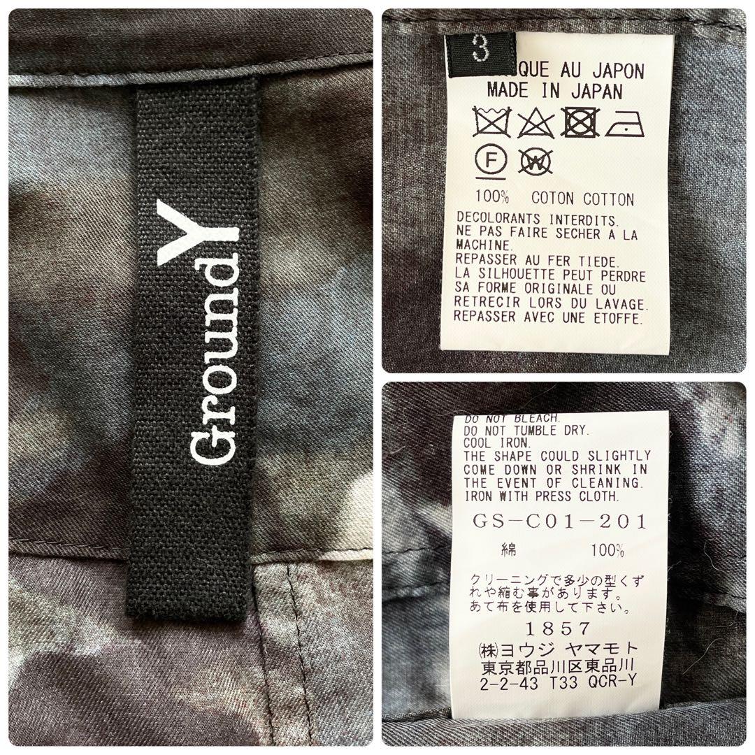 Yohji Yamamoto Ground Y 2024SS 総柄 モッズコート