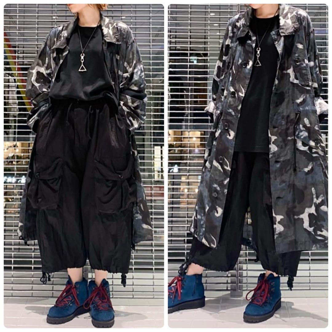 Yohji Yamamoto Ground Y 2024SS 総柄 モッズコート