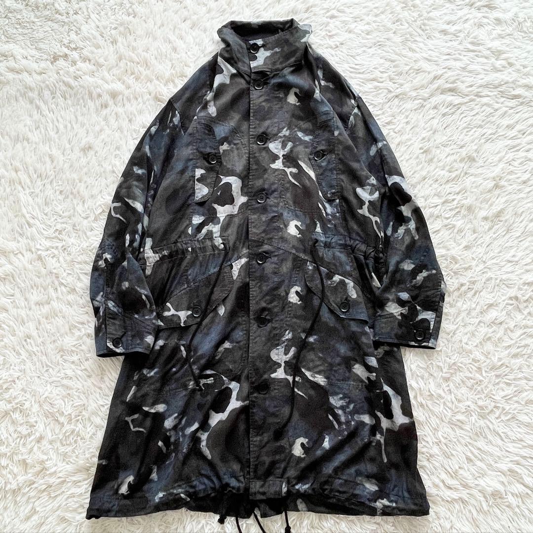 Yohji Yamamoto Ground Y 2024SS 総柄 モッズコート