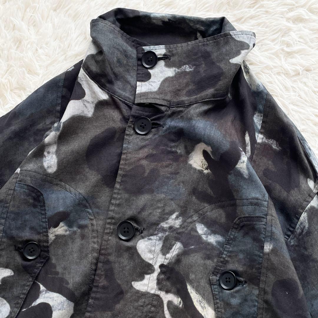 Yohji Yamamoto Ground Y 2024SS 総柄 モッズコート