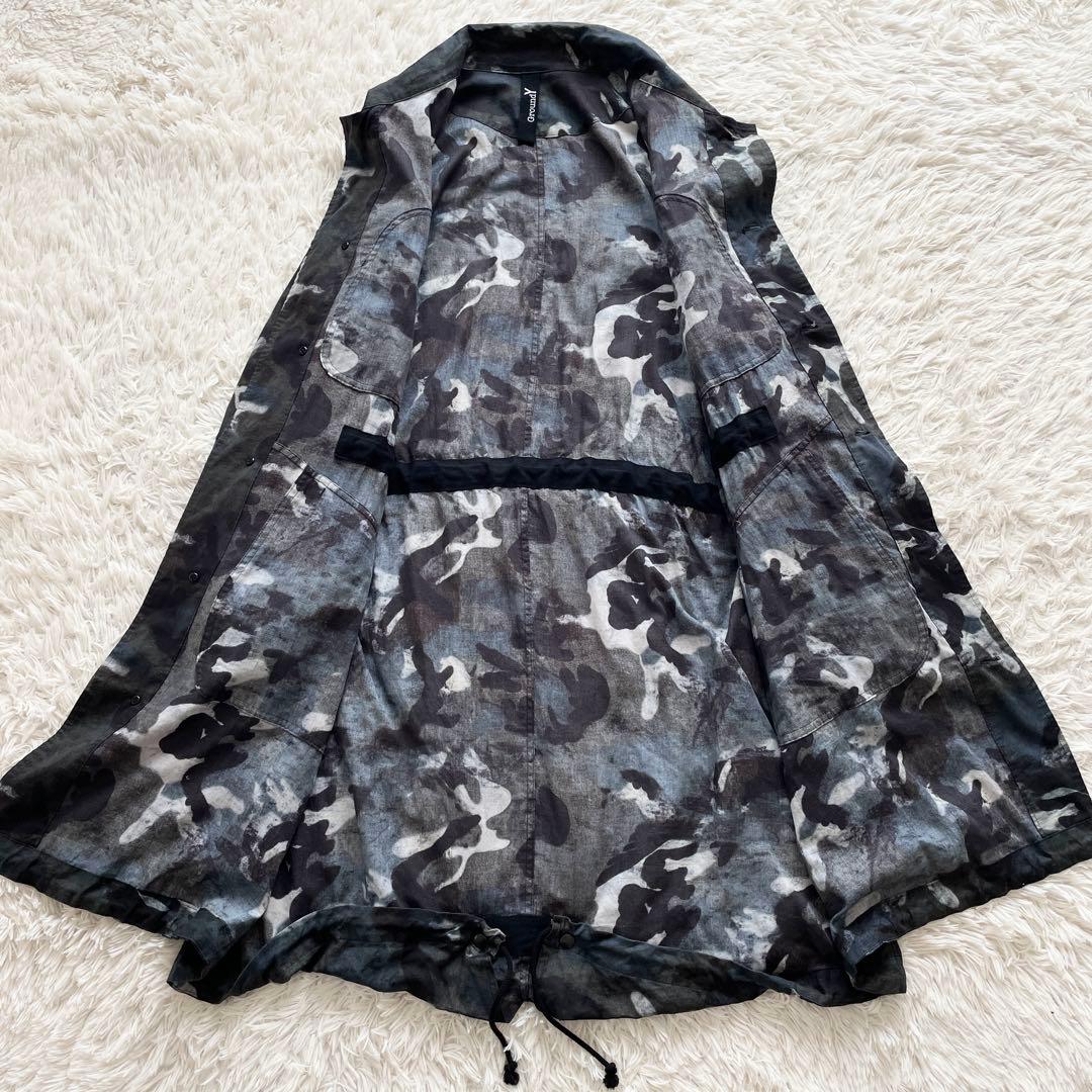 Yohji Yamamoto Ground Y 2024SS 総柄 モッズコート