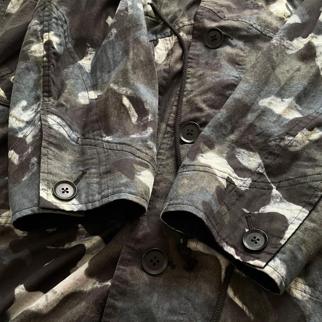 Yohji Yamamoto Ground Y 2024SS 総柄 モッズコート