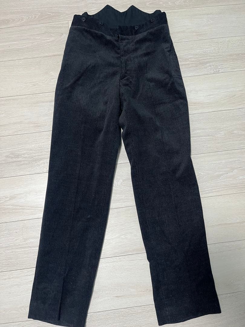 anatomica tangoパンツ ブラックコーデュロイ　44