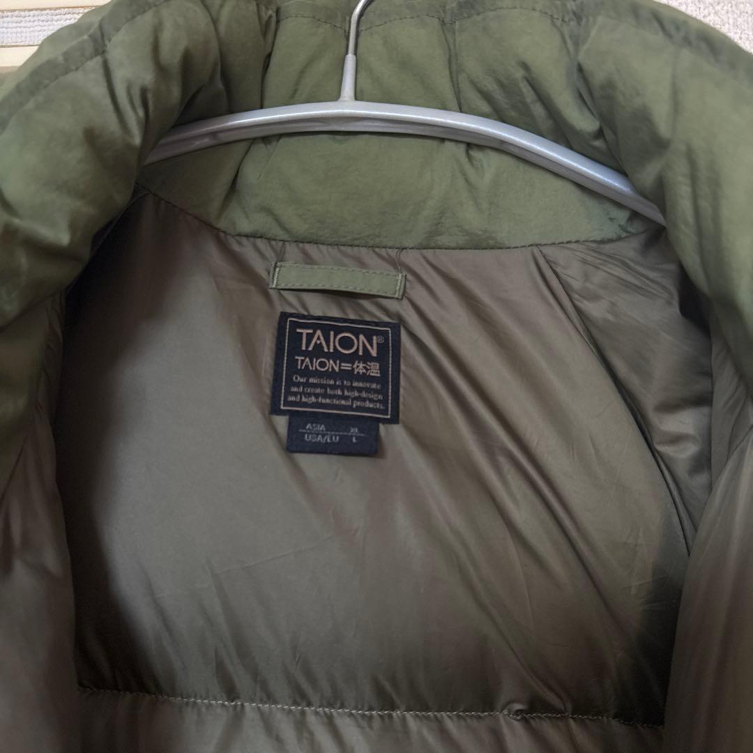 【SHIPS別注】TAIONミリタリー ナイロン ダウン ジャケット