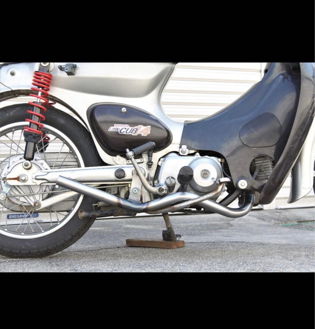 スーパーカブ50、70、90 リトルカブ ショートウェイブ管マフラー