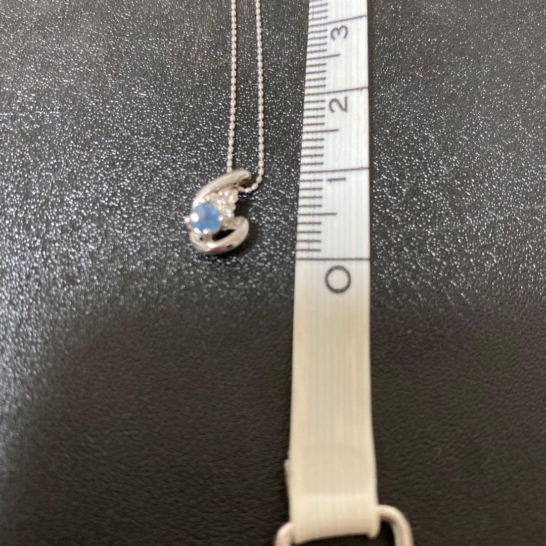 j*♡様 K18WG サファイアペンダントトップ