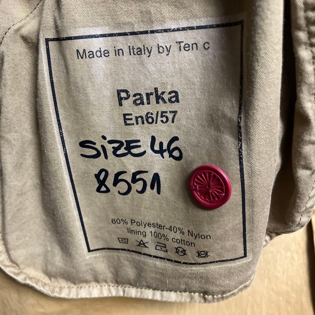 【超稀少】Ten-C Parka 初期菊サイズ46 ライナー、フェルトフード付属