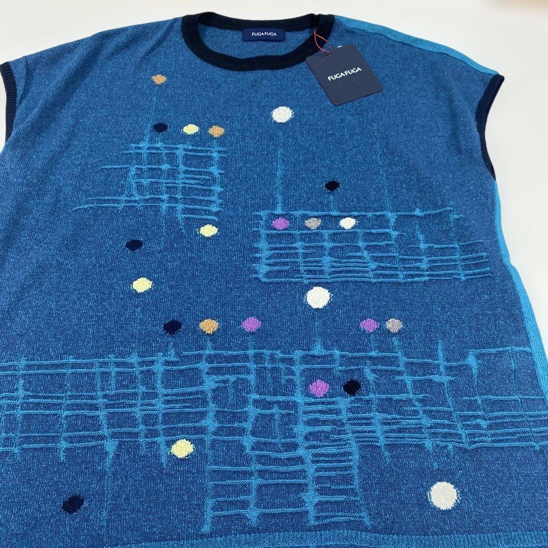 佐藤繊維　FUGAFUA ベスト　ジレ 新品 定価30800円 ゆったり